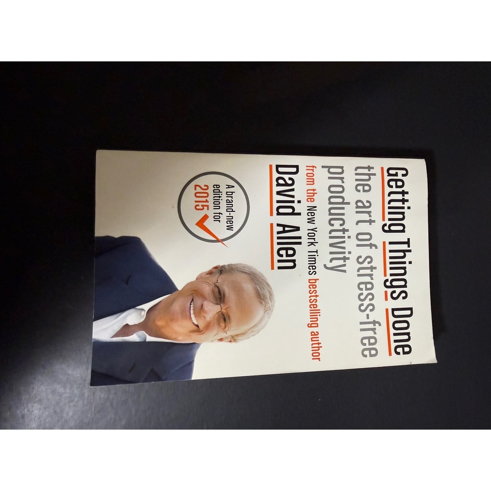 Getting Things Done David Allen 2015 Revised Edition Productivity Business Book